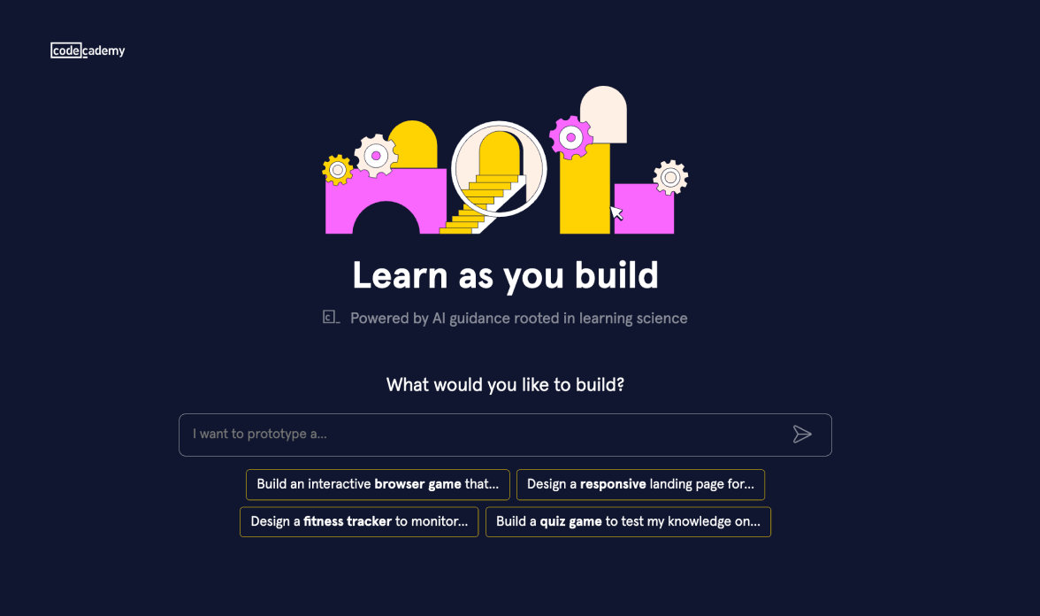 Codecademy learn and build experience
