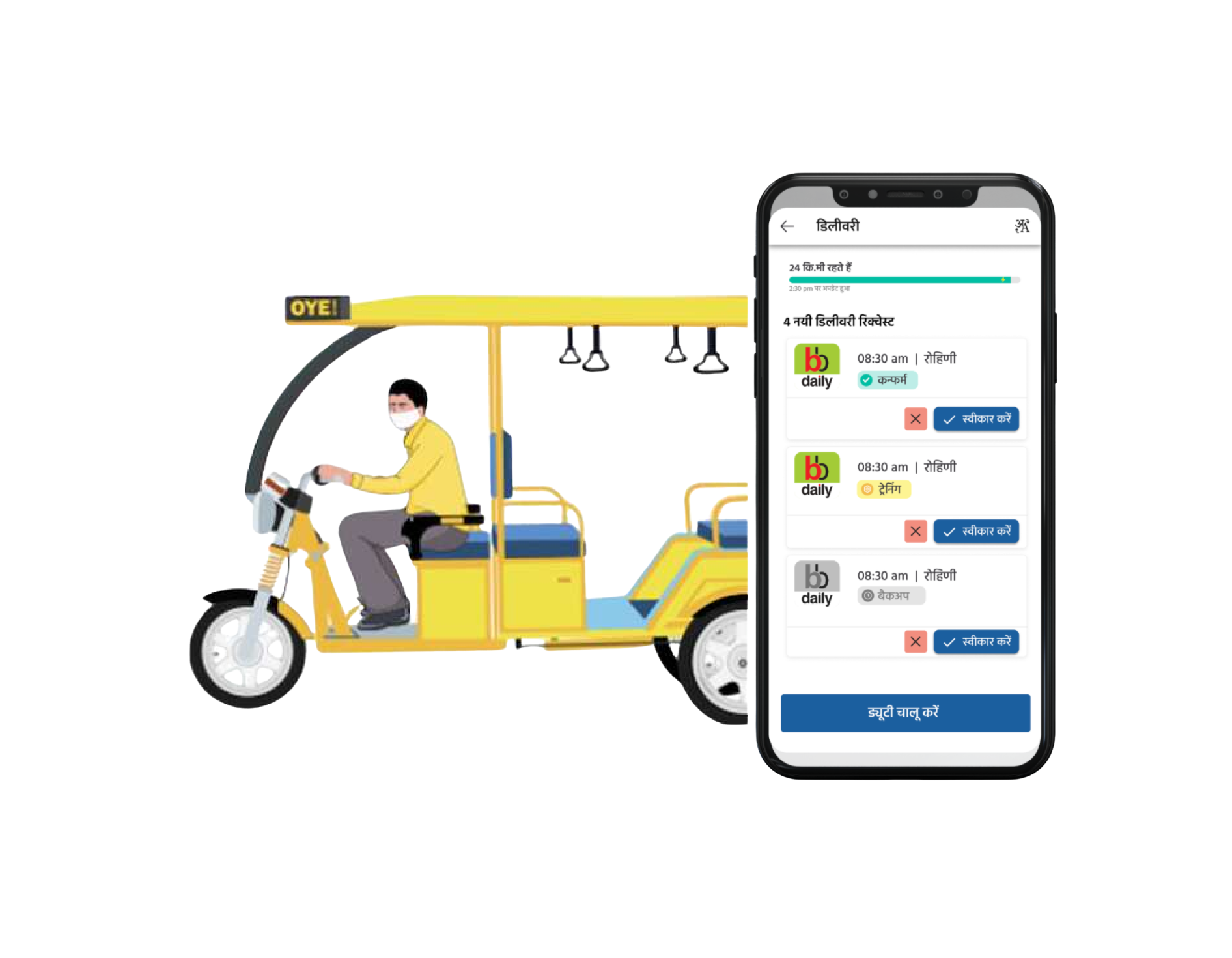 Oye Rickshaw - Driver Payouts